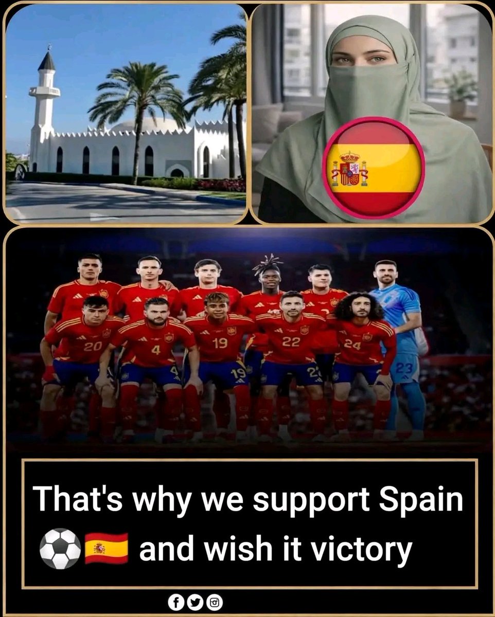 Boss_Aleeyu's tweet photo. Spain has shown great respect for its Muslim communities, allowing Muslims to practice their religion peacefully.

 I wish Spain all the best, and I hope they win the World Cup. https://t.co/34Ssm5GWKW
