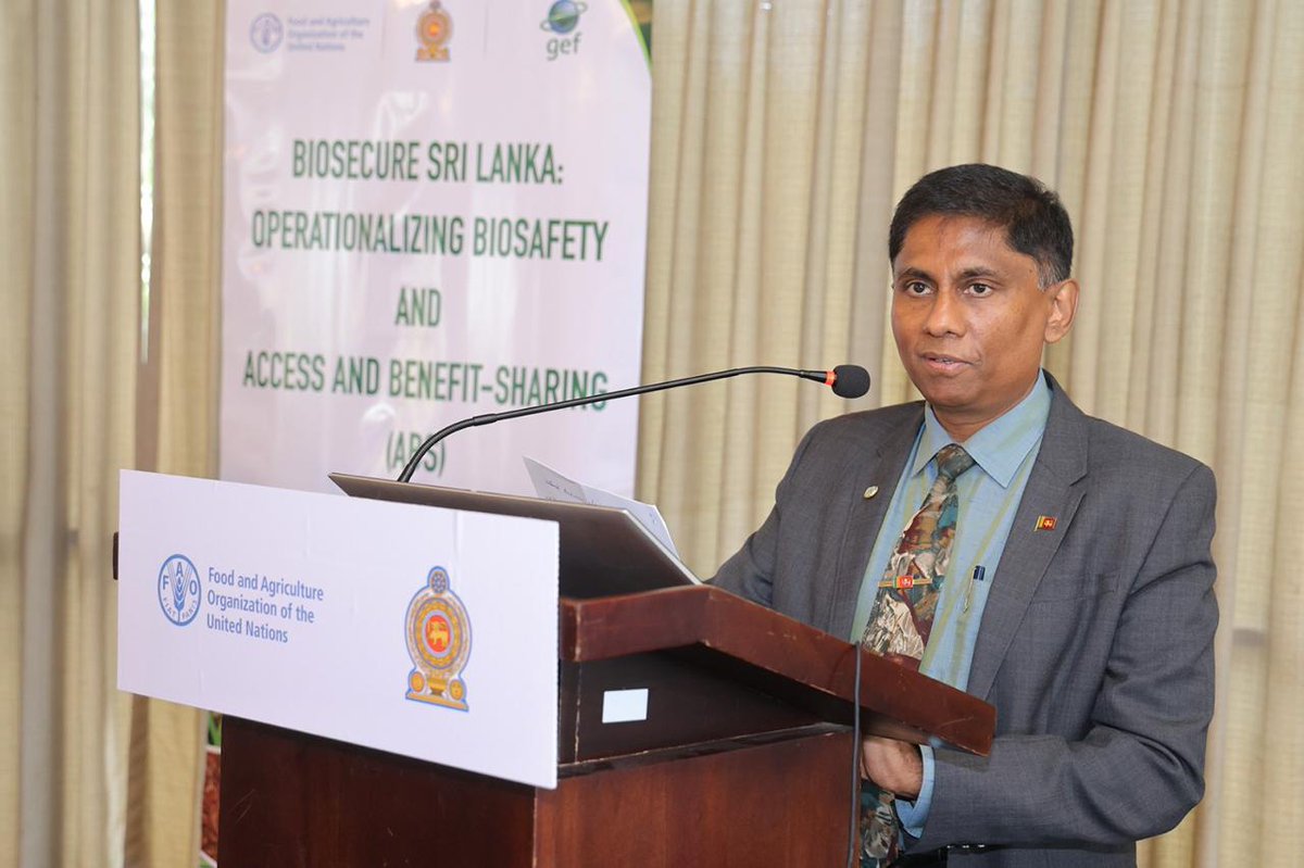 FAOSriLanka's tweet photo. The Inception Workshop for "BioSecure Sri Lanka"—the country's 1st @UNBiodiversity #GBFF project—was held this week.
Selected as 1 of only 20 globally, the @FAO-supported project will strengthen biosafety governance & conserve biodiversity.
#BioSecureSriLanka https://t.co/Bi4RBWCgCY