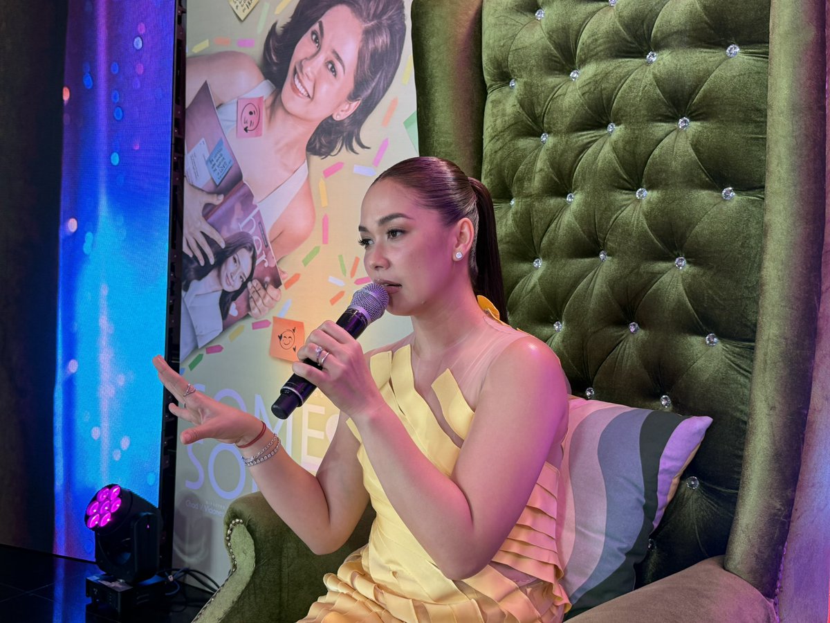 mjfelipe's tweet photo. LOOK: Maja Salvador is back! She became emotional after watching the teaser of 'Someone Someday' that focused on her complex character as ABI. https://t.co/48KB4jcpd2