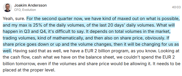JoehInvest's tweet photo. Push it to the limit 😁 $EVO #buyback https://t.co/sma4Dn2OuY