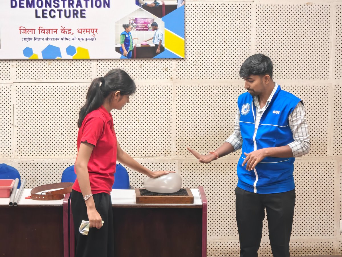 DSCDharampur's tweet photo. #ScienceForAll #STEMEducation #LearningByDoing #HandsOnLearning #Curiosity #ExploreScience #StudentVisit #ScienceDemonstration
(2/2) https://t.co/FZNKbSJx0o
