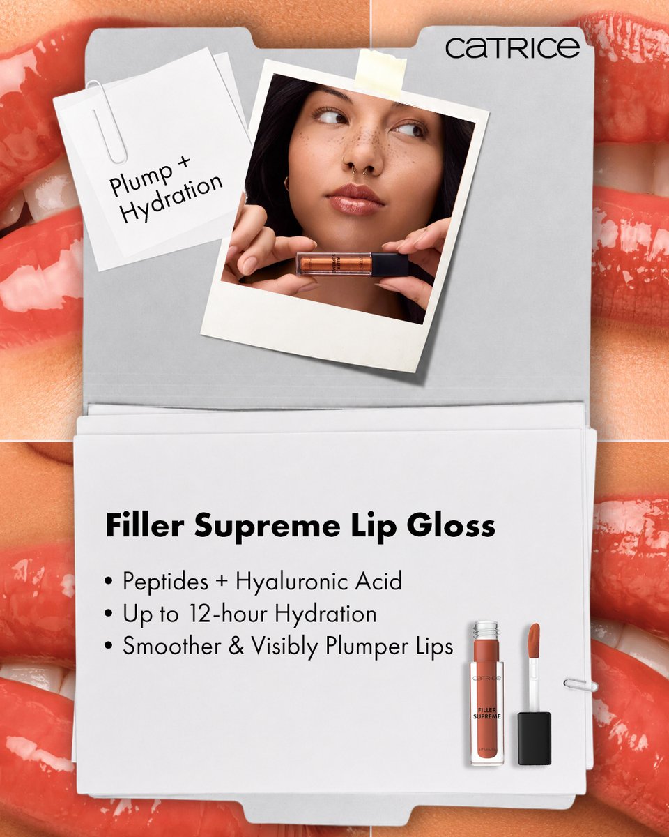 CatriceSA's tweet photo. A secret we just can't keep to ourselves 😉 This file contains your new plumped, glossy lip must-have💋✨

Shop the Catrice Filler Supreme Lip Gloss in-store @Dischem for only R79,95!

#CatriceSA #catricecosmetics #catricecosmeticsafrica #ownyourmagic https://t.co/l60UAuMfli