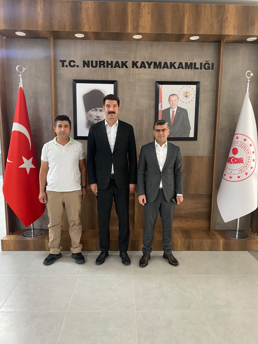 gokhan_dolas's tweet photo. Değerli meslektaşım Nurhak Kaymakamı sayın Kerem TUNÇER i ziyaret ettim. Yeni görevinde başarılar diliyorum. https://t.co/7UWFQvg8Tm
