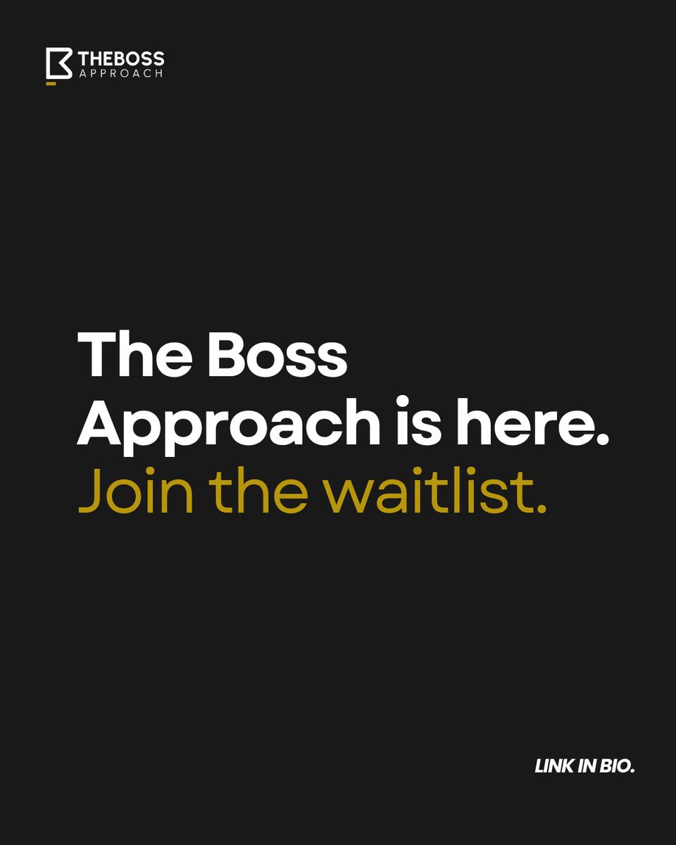 thebossapproach's tweet photo. https://t.co/cCaqddKVPV
