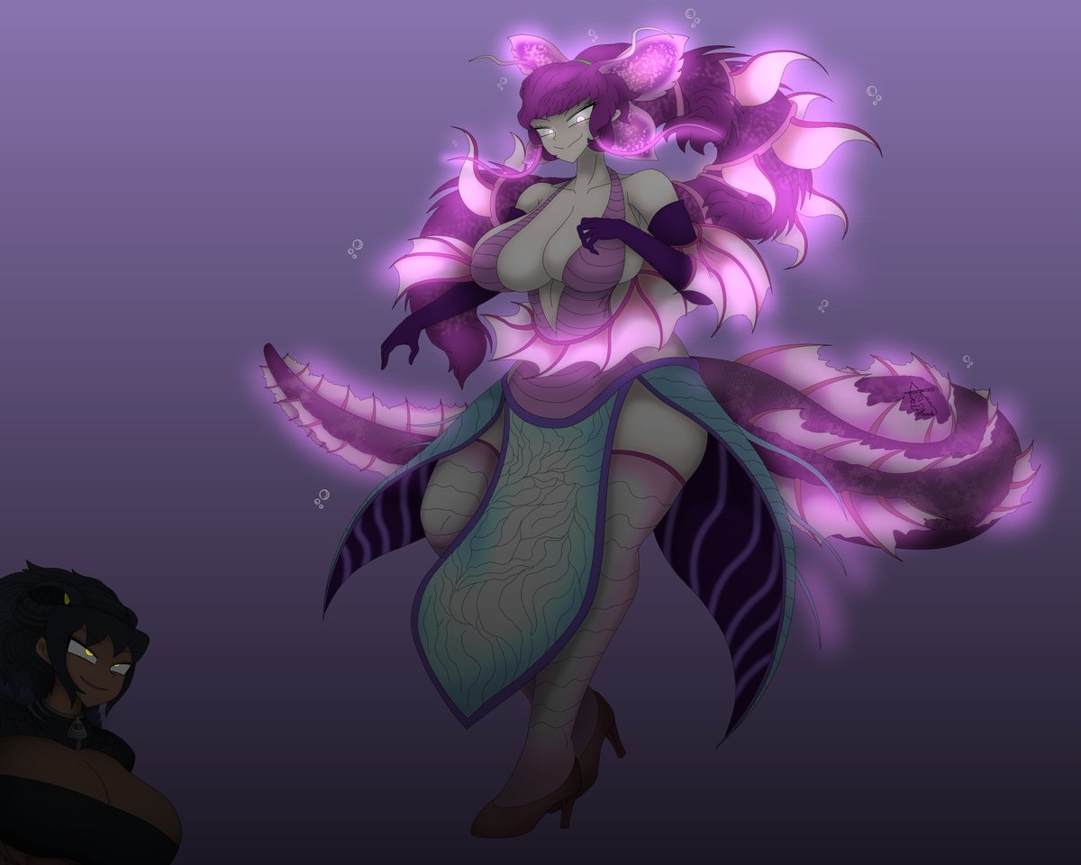 MeckVilla37788's tweet photo. Monsterverse Tiamat gijinka #Godzilla #gijinka https://t.co/0CmEbiSwzV