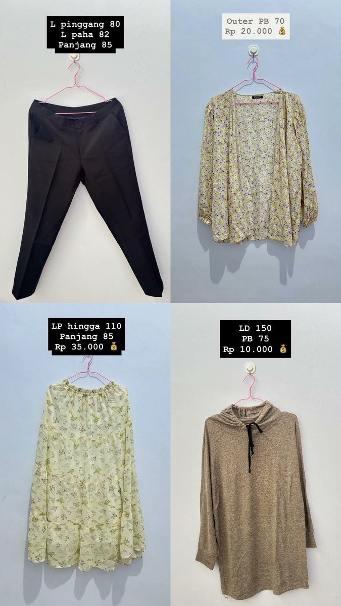 yuJajandiShopee's tweet photo. Update stock Preloved lagiiii! 🌸🎀

*harga mulai dari 5k 👍
*100% pemakaian pribadi
* bisa CO via 🍊 (bisa fullpay atau split pay)
*feel free buat tanya-tanya yaaa

Terima kasih 🙏🙏

#zonauang #preloved https://t.co/cSIL8SJDg3