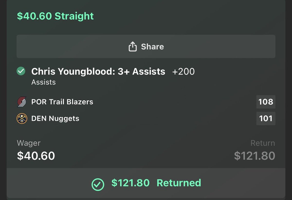 AshonCofield's tweet photo. First time betting NBA Summer League player props.. tried to throw more on this, but 365 limited the wager to $40, but sweeeet nonetheless 👍🏽 https://t.co/KSnXgbuCid