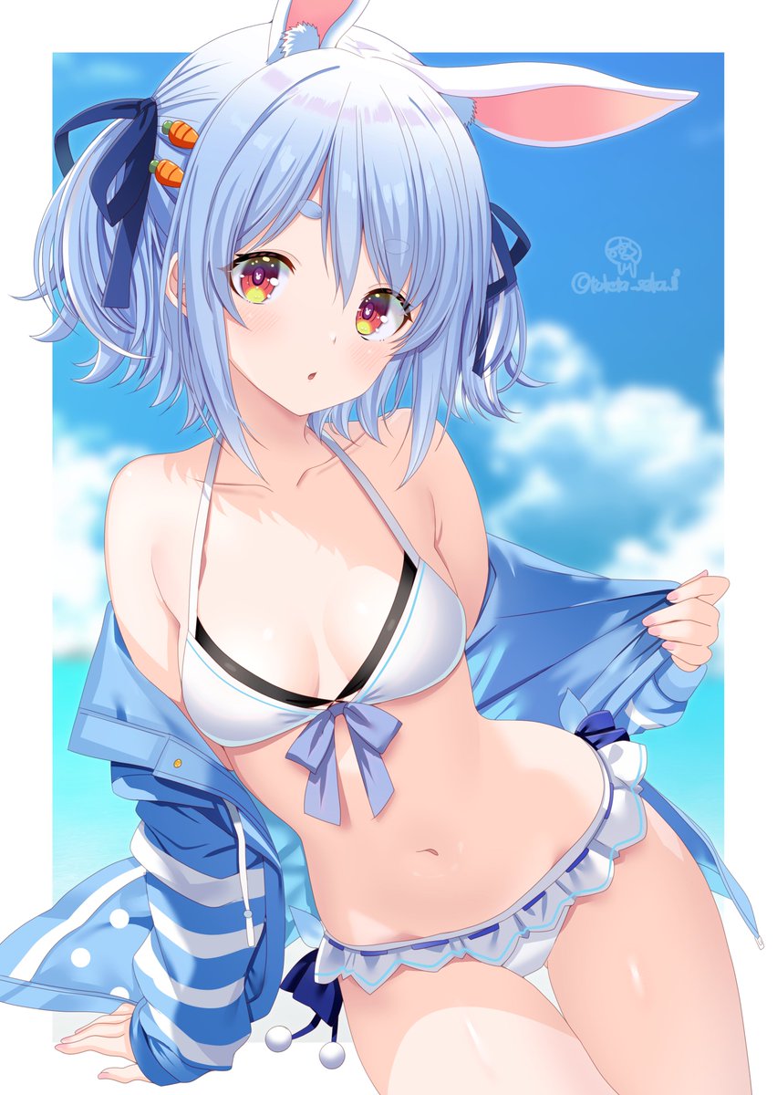 toketa_sekai's tweet photo. ぺこちゃん！⛱️ #ぺこらーと https://t.co/NufUHHYMgp