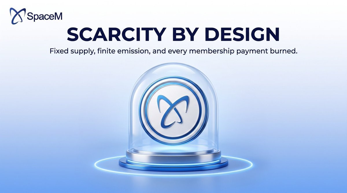 Utibeabasi51147's tweet photo. Most protocols chase growth by printing more tokens.
@SpaceMworld chose the harder path.

✅ Fixed supply

✅ Finite emissions

✅ 100% of membership payments burned

Less inflation. More scarcity. A token economy designed for long-term sustainability, not short-term hype. https://t.co/gajjhtlXuJ