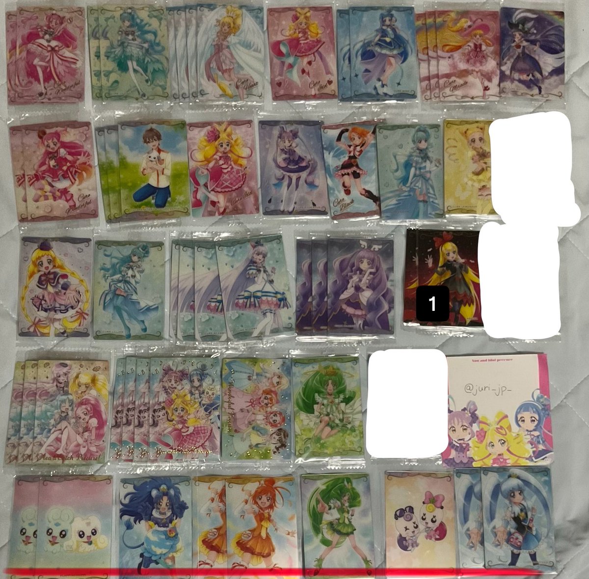 juri_jp_'s tweet photo. 【交換】プリキュア ウエハース 過去弾

譲:1〜3枚目

求:4、5枚目(各1) 開封済〇

コネクトは他と纏めてのみ
赤線開封済み
郵送のみ

お気軽にお声掛け下さい◎ https://t.co/6g2o0edboA