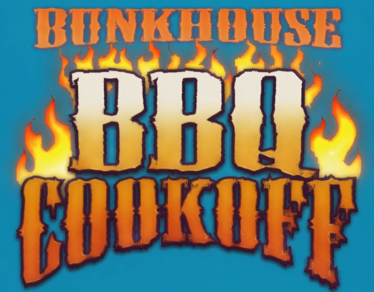 BunkhouseLodge's tweet photo. 🔥 LESS THAN ONE WEEK LEFT 🔥 

Vendors and BBQ teams, register now for the Bunkhouse BBQ Cookoff!

Whether you're a pitmaster ready to throw down with your best meats... or a vendor looking to set up shop and sell your goods — now’s the time!!!

Don’t miss your chance to be part of the smoke-filled fun, and epic good times!

Register at: https://t.co/Gx77d4G3wq

Cookoff Rules:   https://t.co/MRuTgah9E6

#BunkhouseBBQ #BBQCookoff #BBQVendors #RegisterNow #SmokeAndFire