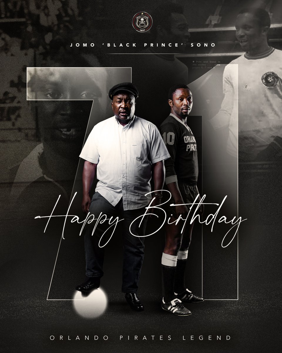 orlandopirates's tweet photo. ☠️ Happy Birthday to the legendary 👑 #10 Jomo “Black Prince” Sono

⚫⚪🔴⭐
#orlandopirates
#OnceAlways https://t.co/tuxzrRP8pY