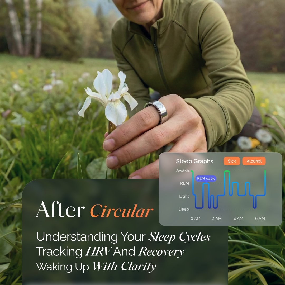 circularing's tweet photo. Circular Ring 2 tracks 140+ biomarkers, including sleep, stress, heart rhythm, and ECG insights.

With Kira AI, your data becomes action.

Not guesses. https://t.co/n4YJlw3r76