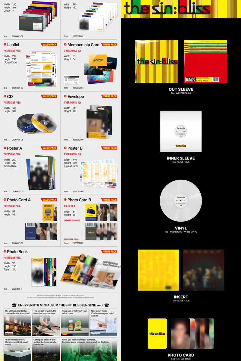 atashop_'s tweet photo. [Pls rt] ENHYPEN 'THE SIN : BLISS'

♡ Photo book 🛳️ 560/✈️ 610
♡ Engene 🛳️ 410/✈️430
♡ Weverse ver. 🛳️ 290/✈️300

♡ รับมัดจำ/ผ่อน
♡ ส่วนที่เหลือจ่ายตอนขอ��ถึงไทย
🚚 EMS 35-65

🛒สั่งซื้อ/สอบถาม DM ได้เลยค่ะ

#ตลาดนัดENHYPEN #ตลาดนัดengene https://t.co/zqRQgakAKY