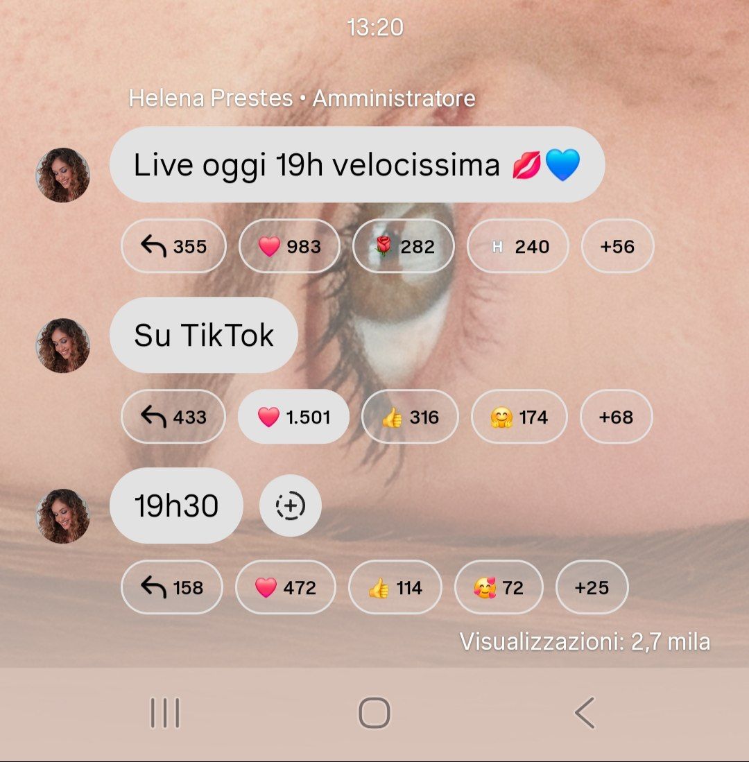 Natascia1998's tweet photo. Stasera ore 19:30 Live su tik tok di hele 
#helevier https://t.co/3CjLhCPQMi