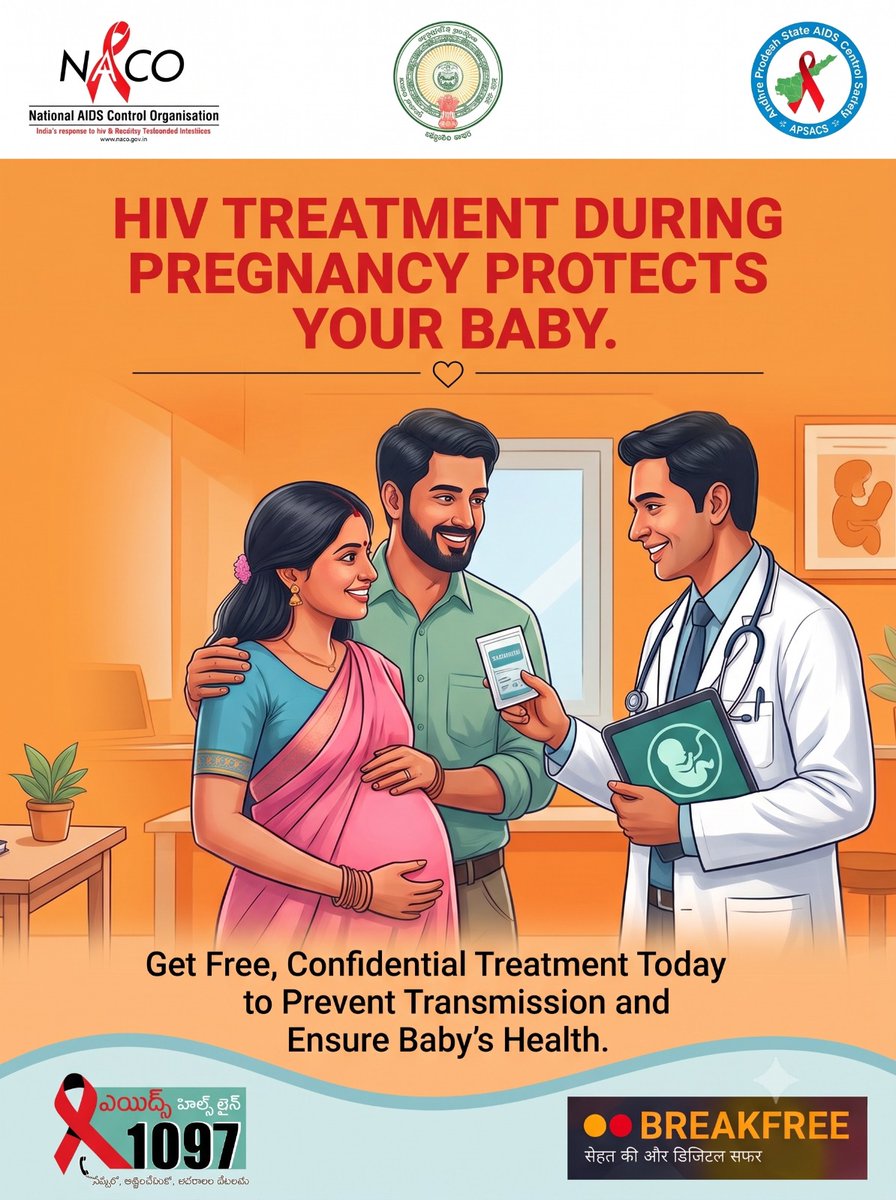 APSACS2020's tweet photo. Every pregnant woman deserves quality care, timely treatment. Early testing, treatment can help for a healthy pregnancy, an HIV-free baby.
#IndiaFightsHIVandSTI #HIVAwareness #STIAwareness #GetTested #SafeRelationships #HealthyChoices #ProtectYourPartner #EndAIDS #BreakTheStigma https://t.co/yfIYEkxbMC