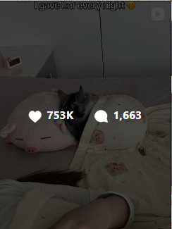 idevmemes1's tweet photo. There is a giga viral cat with 750k+ likes on instagram in 18 hours named Tietie the sleepy round cat.

I have onboarded the owner of Tietie and creator of the video: https://t.co/VaV4D62Jd9

I explained to her how memecoins work and I'm sending fees to her wallet and she will put CA in her bio.

This is very similar to my dev from 2 days ago where I onboarded a different creator and their duck went to 170k (check my dev wallet)

Tietie is super viral as I said she has this many likes in 18 hours, so this could cook up to be a cozy cat runner.

Also starting a pfp cult for this coin would be easy as if you check her account, she sells plushies of her animals and we could all change our pfps to her plushies.