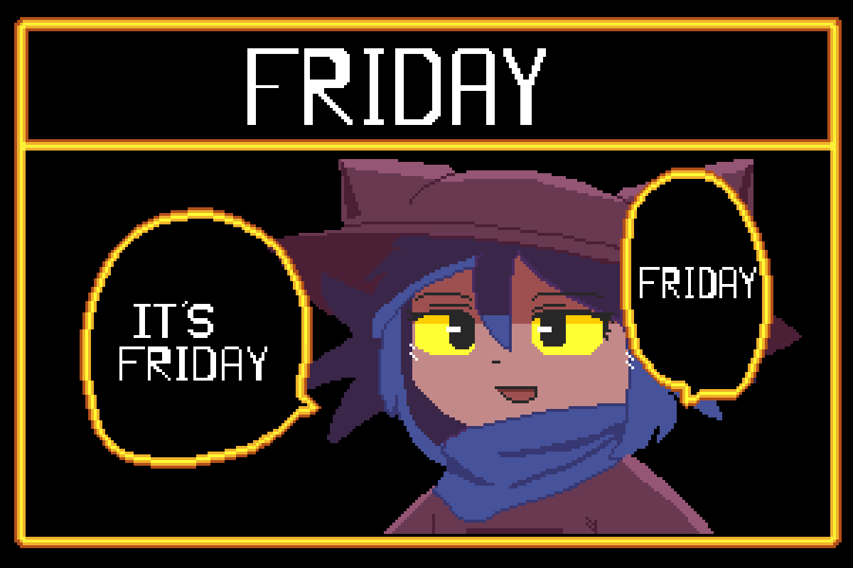 Memeko235's tweet photo. IT'S FRIDAY
#OneshotGame https://t.co/lhhKf39a0O