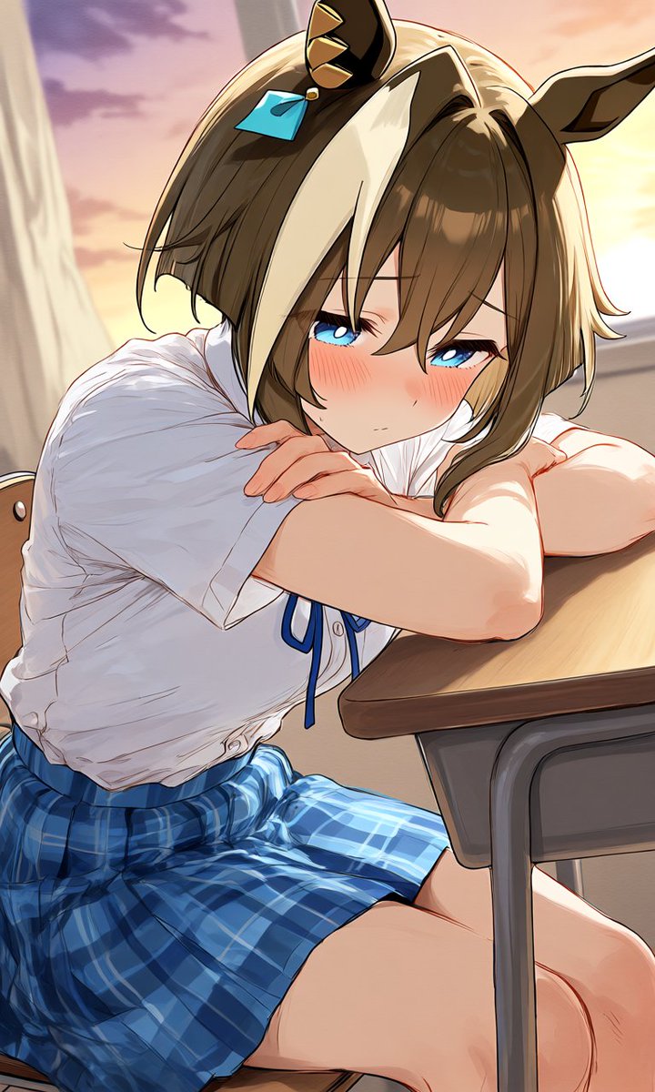 guridoru294's tweet photo. 夏休みが来て欲しくないシュヴァち
 #ウマ娘
 #シュヴァルグラン https://t.co/H6ytU4cqDI
