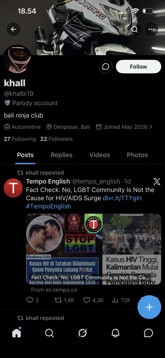 sangentodt's tweet photo. dia homofobik tapi nge RT post ini kayanya emang ga bisa bahasa inggris terus liat gambar doang 😭 😭 😭 average indogs https://t.co/Z8YG4z1DCA