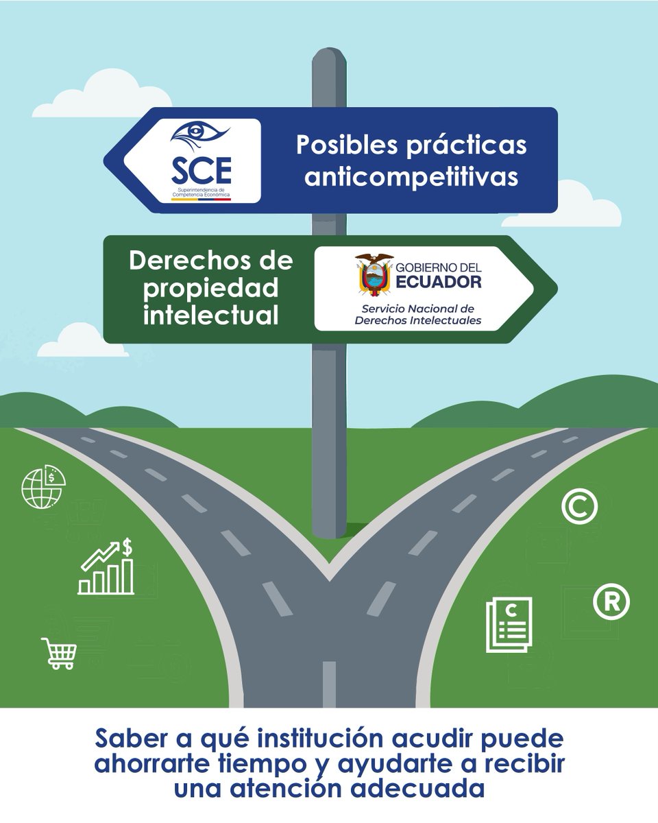 Competencia_Ec's tweet photo. ▶️ Mira la imagen y conoce cuándo acudir a la #SCE o al @SENADI_Ecuador.

#SCEesCompetencia https://t.co/verJtczH3e