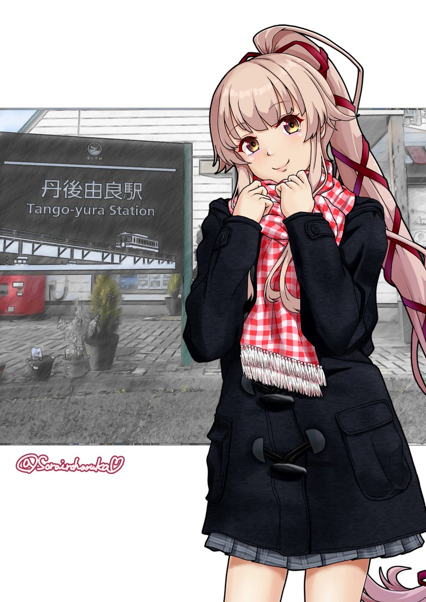 sorairoharuka's tweet photo. #お前のふざけた絵と真面目な絵を比較してみろ 
おふざけは由良さんでしかやらないって決めt「提督さん？」 https://t.co/Y3ufu2QXXN