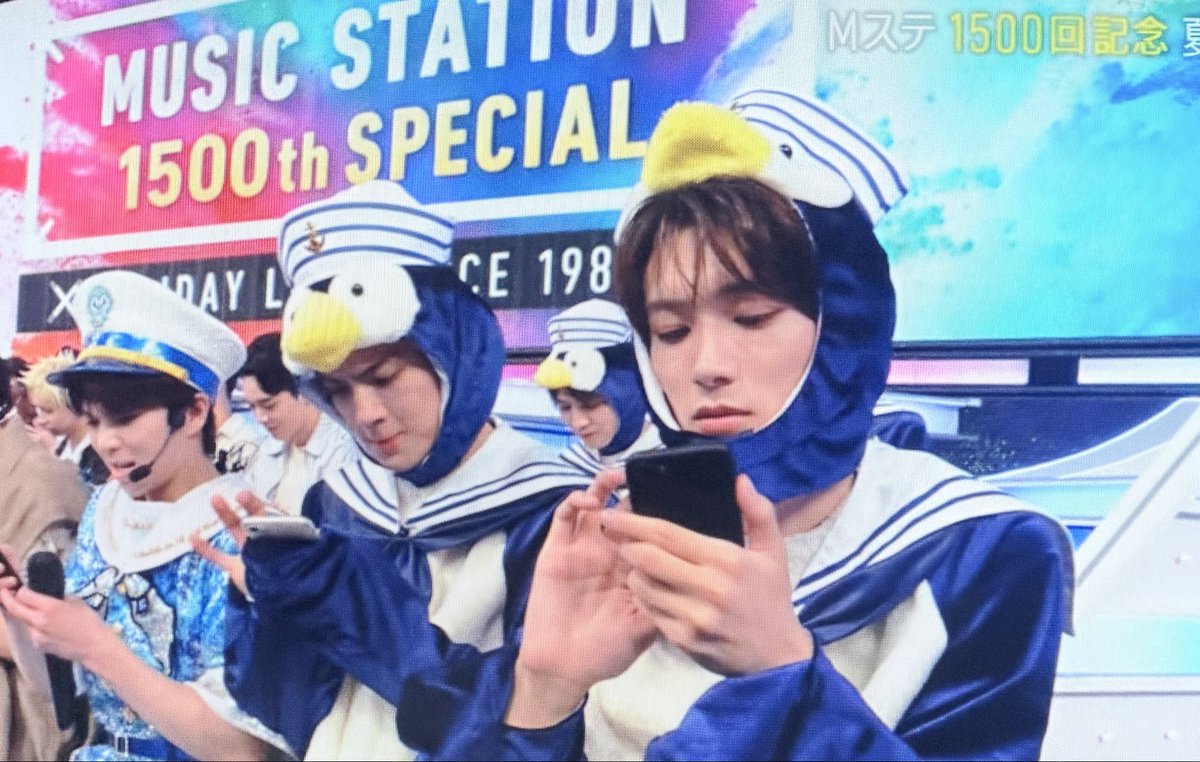 Ra_shuny's tweet photo. 山中ペンギン保護したい🤍
#Mステ
#しおざきわんだーらんど
#ペンギン https://t.co/EQycHb6wbi