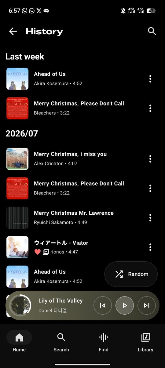 abriesaa's tweet photo. @yappingfess Pokok lagi on repeat lagu lagu ini nder https://t.co/gQLmHljuVS