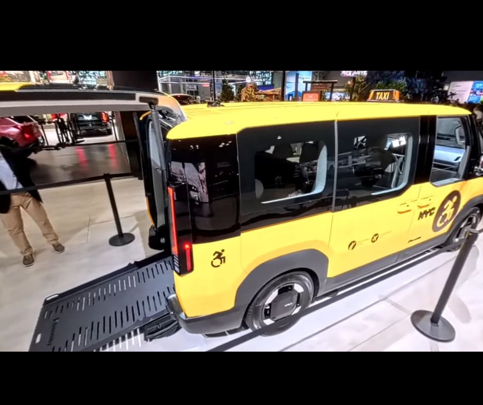 SPINALpedia's tweet photo. Accessible taxi cabs in New York City may one day be made from a KIA PV5 vehicle. Check out this concept vehicle made by BraunAbility.
https://t.co/JuqCl6UstE
#accessibletransportation #accessibletaxi #nyc #kia #wheelchairtaxi https://t.co/RmqU6u7PQO