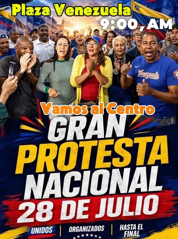 PatinesJose's tweet photo. Coalición Sindical Nacional 
Sindicato de la Cancillería...
#CalleYLucha28Julio🗽🇻🇪 https://t.co/Ot13QOJoHI