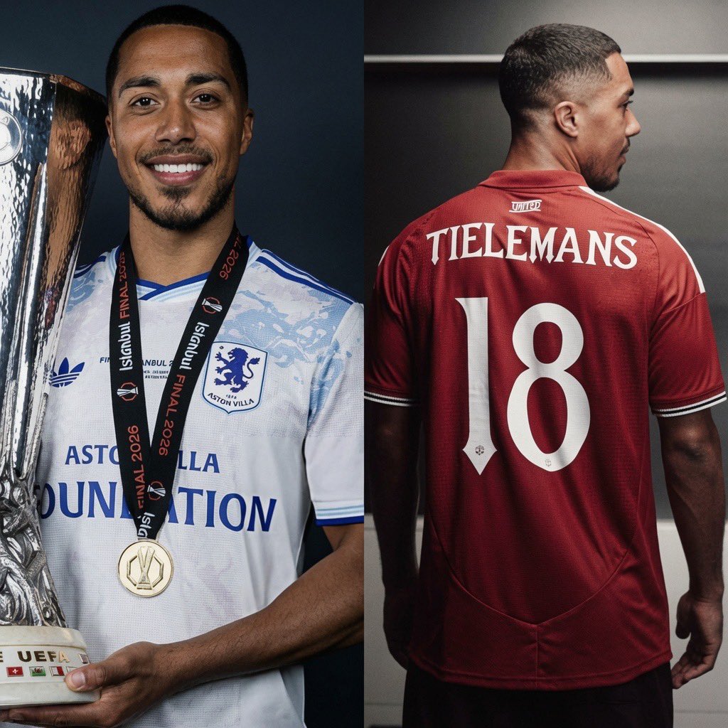 ManUtdInPidgin's tweet photo. Youri Tielemans bin play only 35 games for Villa last season because of injuries.

But Aston Villa bin see those injuries as something unusual, no be him normal injury record.

Na why dem offer him new contract but he no gree. He choose Manchester United ❤️ https://t.co/TCB1385KLa