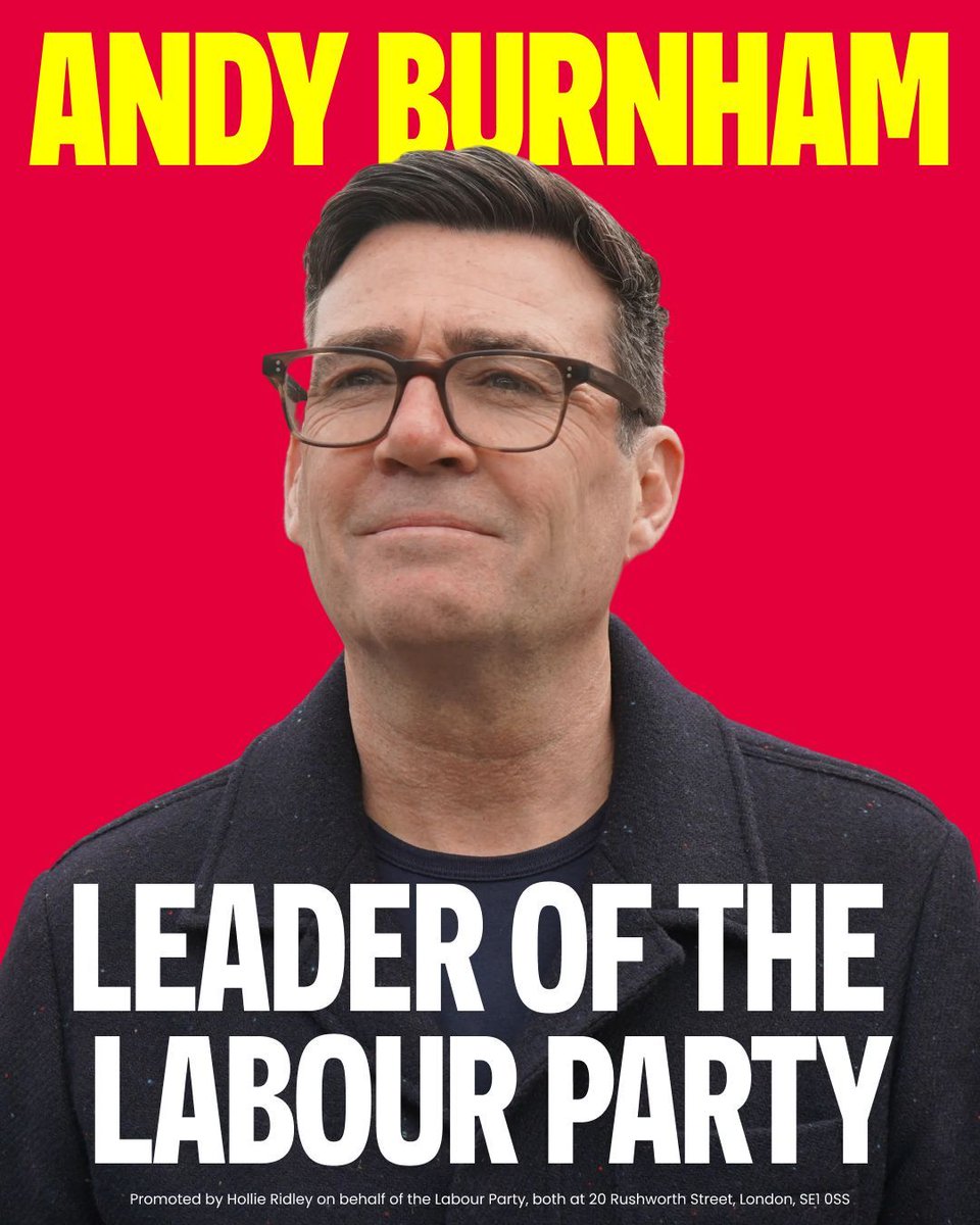 UKLabour's tweet photo. Congratulations to Andy Burnham, the new Leader of the Labour Party! https://t.co/k63HarvHUh