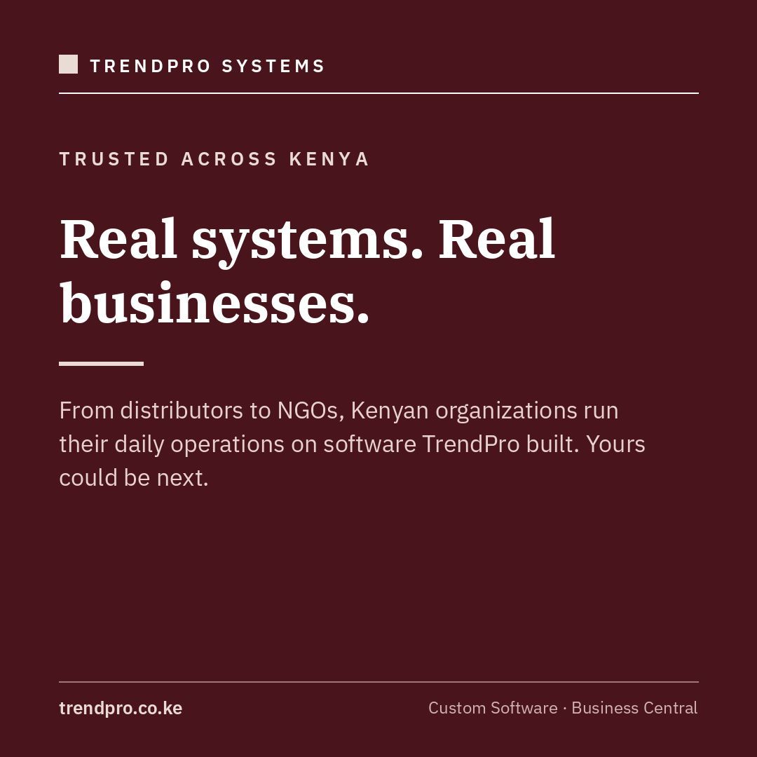 TrendPro_Kenya's tweet photo. #webapps #mobileapps #trendprosystems https://t.co/rhIWgsrwzO