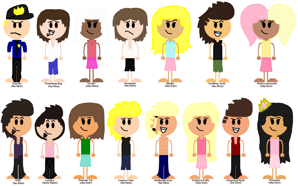HarleyMooney3's tweet photo. All of my OCs together. :3 https://t.co/qCsFX23JFO