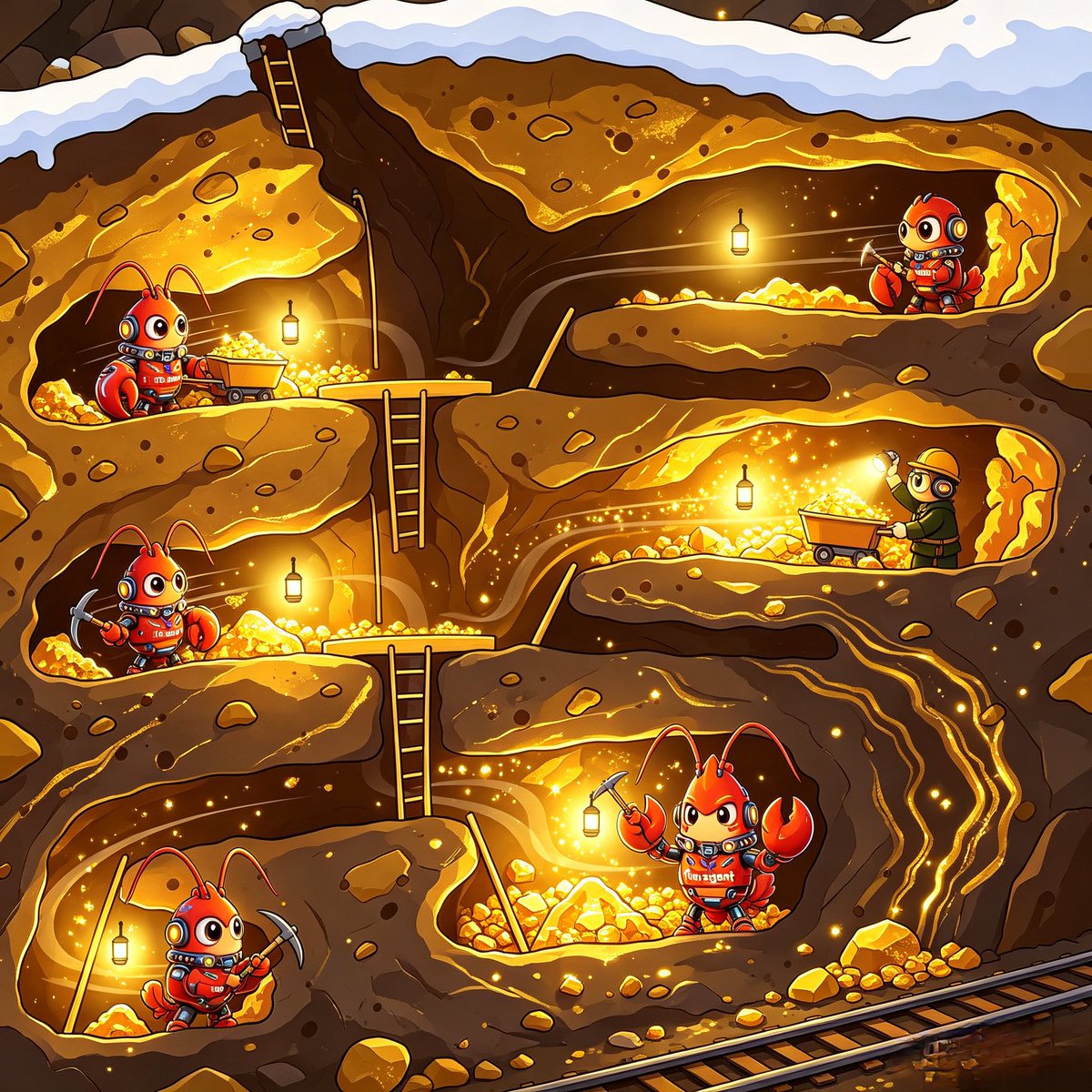 FlapAgentBSC's tweet photo. Building is like mining for gold.
You don't strike it rich on day one.
You dig. You sweat. You chip away at the rock.
But the deeper you go, the closer you get to the vein.
Keep building. The block rewards will come. ⛏️
#FLAPAGENT #bnb #FLAP https://t.co/EYqWtTn3BS