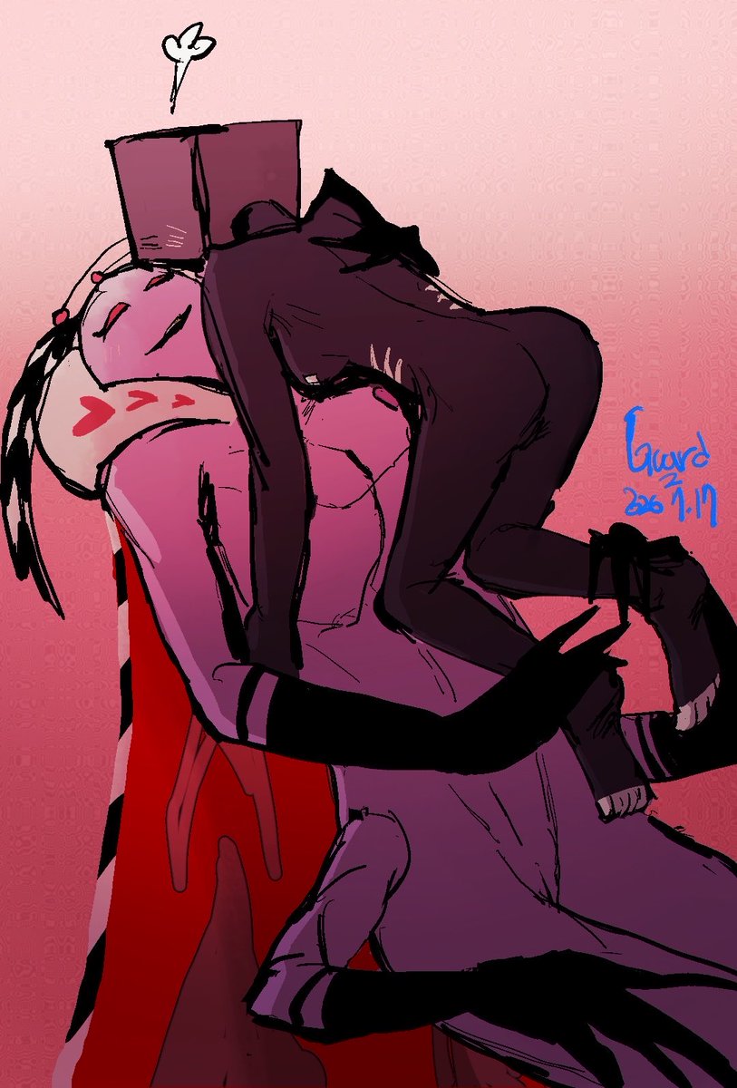 shrkuochaing's tweet photo. #hazbinhotel #ValVox #bottomvox  ！👭 ！

vox: …(You make me shy.) https://t.co/PoKq6Vl6M4