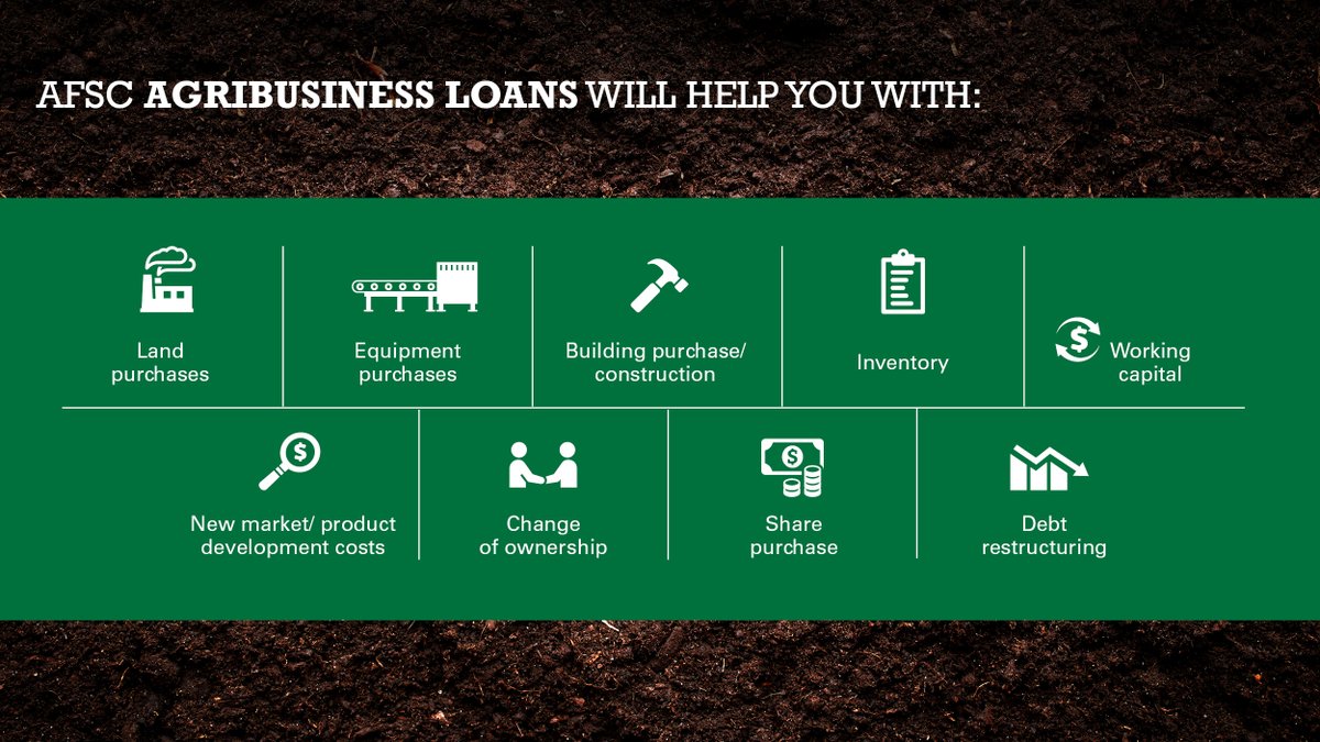 AFSC_AB's tweet photo. The Agribusiness Loan Program provides Alberta’s food processors, agribusinesses, agricultural suppliers, manufacturers and rural utilities with a consistent source of fixed-rate term loans.  Learn more: https://t.co/6X23cRSl0k https://t.co/fcrE7Vggmm