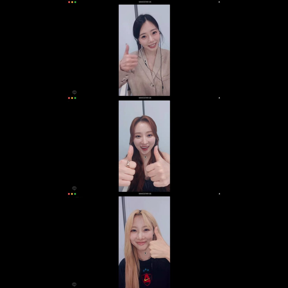 chesomnia_9's tweet photo. my first online fansign with #UAU (ദ്ദി˙ᗜ ˙)

#유아유 #Dreamcatcher_UAU
#Jiu #지유 #Sua #수아 #Yoohyeon #유현 https://t.co/km9qihuRuT