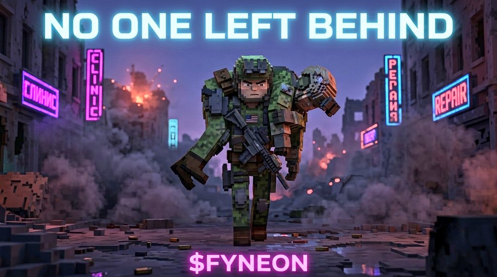 fyneonworld's tweet photo. "NO ONE LEFT BEHIND" is more than a slogan; it's our HODL mantra. ✊
​Together we rise. The future is bright, neon-bright.

​#FYNEON #CryptoSoldier #BlockByBlock #VoxelWarriors #NoOneLeftBehind #HODL #CryptoCommunity https://t.co/j4aAxK9A0a
