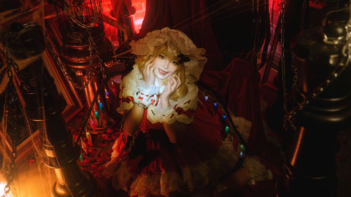 hobamiaomiao's tweet photo. flandre Cosplay
#flandre
#touhoucosplay
#flandrescarlet
#cosplayㅤ
#フランドール・スカーレット https://t.co/jxNxVrGexp