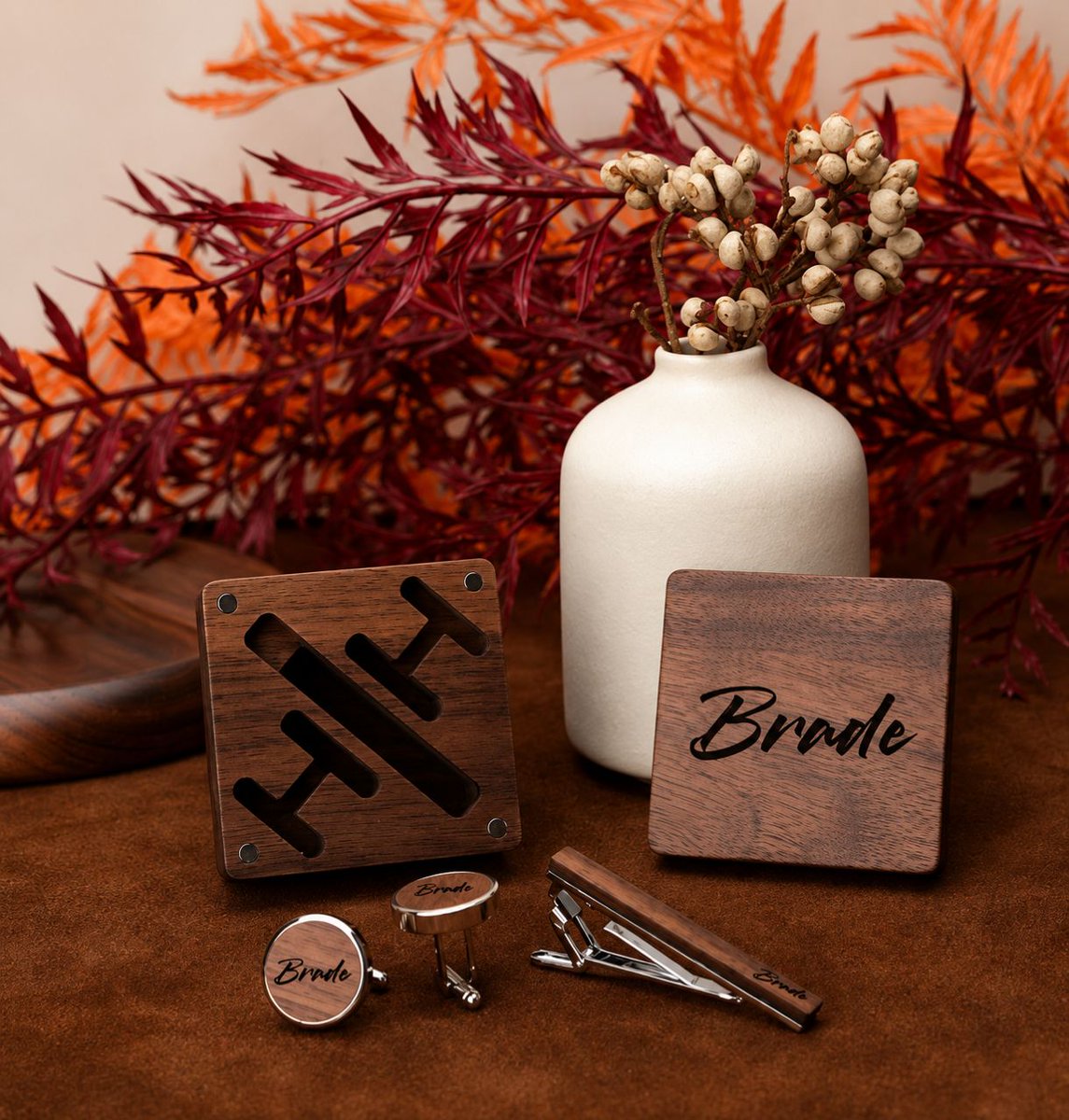 _brandstudio_'s tweet photo. Wooden Cufflinks and Tie Clip

Stand out with accessories that reflect your personality. Personalize your wooden cufflinks and tie clip with initials, a meaningful date, or your company logo for a truly one-of-a-kind finish.

Price :120,000ugx

WhatsApp:0707267566/@_brandstudio_ https://t.co/7aZhDDcnr0