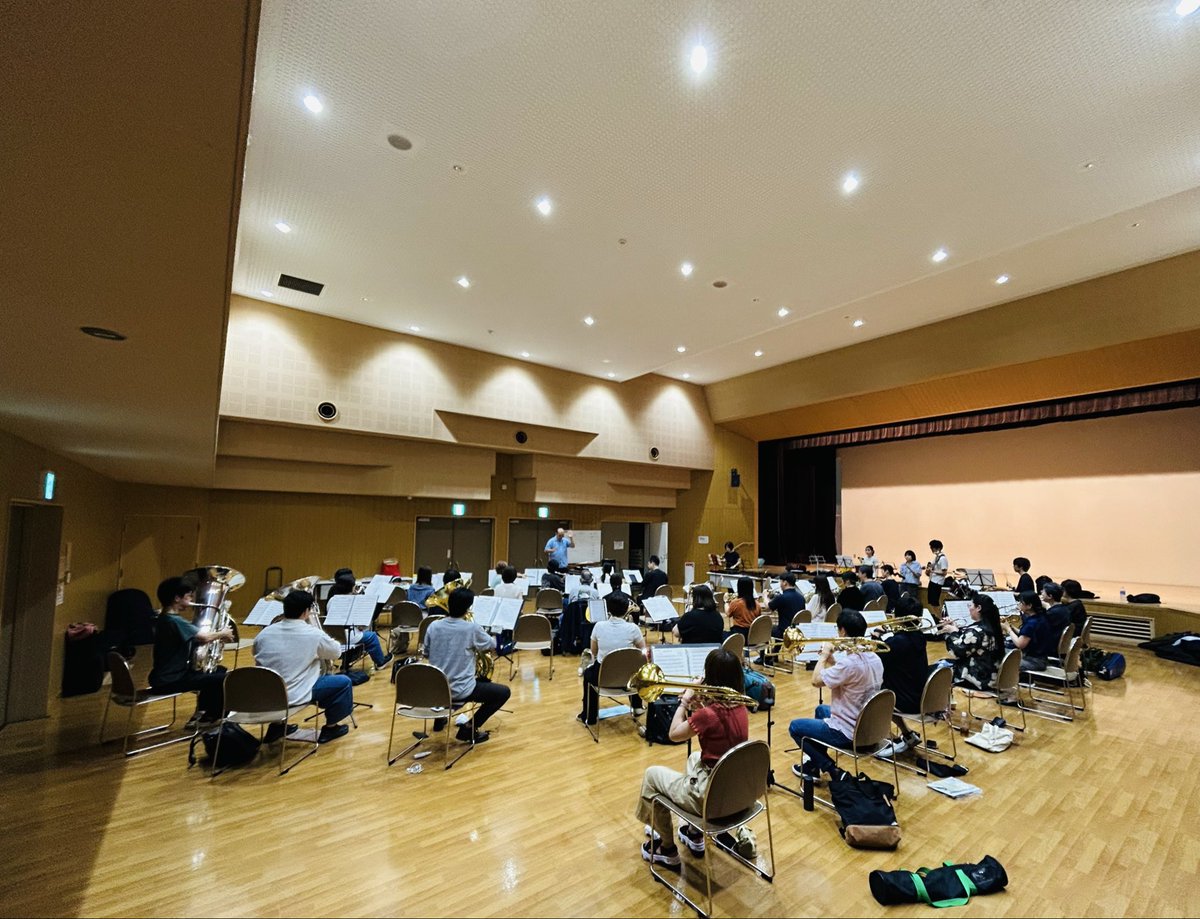 eastmerry's tweet photo. 先週の練習も成瀬まつりに向けて合奏しました🎼お祭りでは4曲演奏する予定です☺️明日の練習も楽しみ！ https://t.co/i08qcQ1hAu