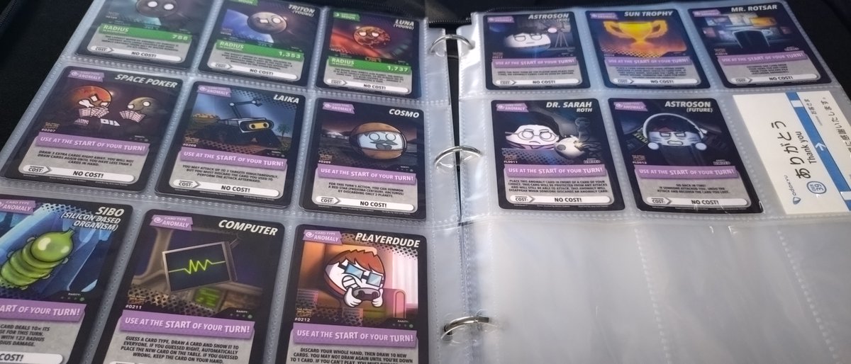 Sippar's tweet photo. My SolarCards 2nd Edition finally arrived! 🪐✨

Direct from the "Astrodude: A SolarBalls Movie" Kickstarter—backed under the Mr. ROTSAR tier! 😎💼

Looking through these cards is pure joy. Huge thanks to the team! 🙌 #SolarBalls #SolarCards #Astrodude https://t.co/CiAHGBvzdw