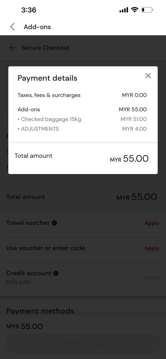 TravelJimat's tweet photo. Hi @airasia  Sejak bila plak nak add on kargo ada caj adjustment nie…? https://t.co/d84Ij5msKZ