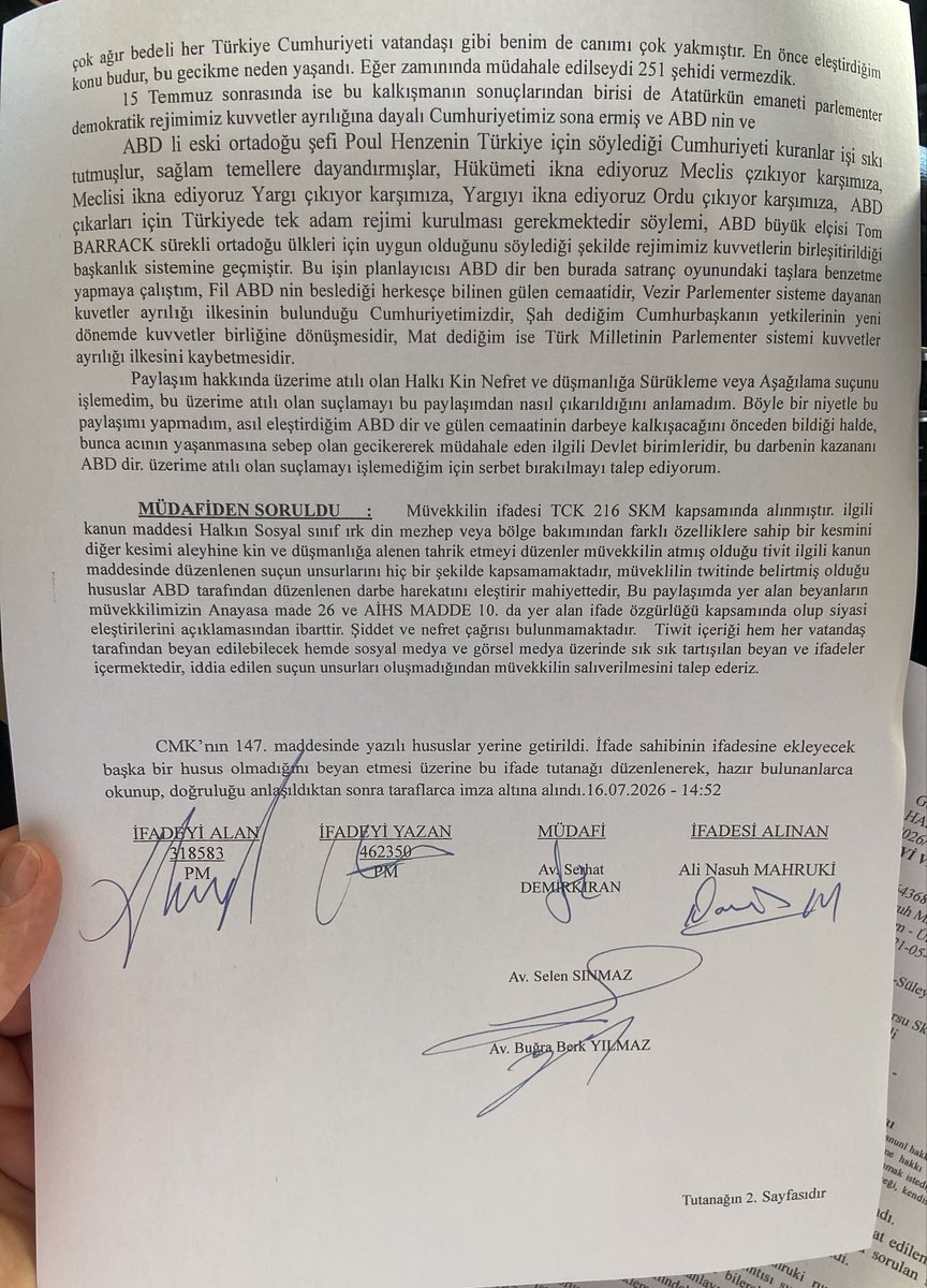HsnBozkurt's tweet photo. Atatürkçü Düşünce Derneği GYK üyemiz Nasuh Mahruki’nin bu denli açık bir ifade vermişken tutuklanmasından büyük üzüntü duyduk. 
Nasuh Mahruki derhal serbest bırakılmalıdır.
Nasuh Mahruki’nin yanındayız. 
#nasuhmahrukiyiserbestbırakın 
#AtatürkteBirleşmeZamanı
#YenidenAtatürkCumhuriyeti
@nasuhmahruki 
@add_genelmerkez