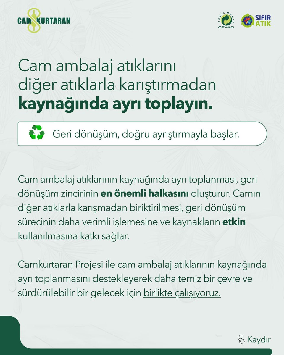 CevkoVakfi's tweet photo. ♻️ Geri dönüşüm, doğru ayrıştırmayla başlar. https://t.co/kj8WMOcQP0