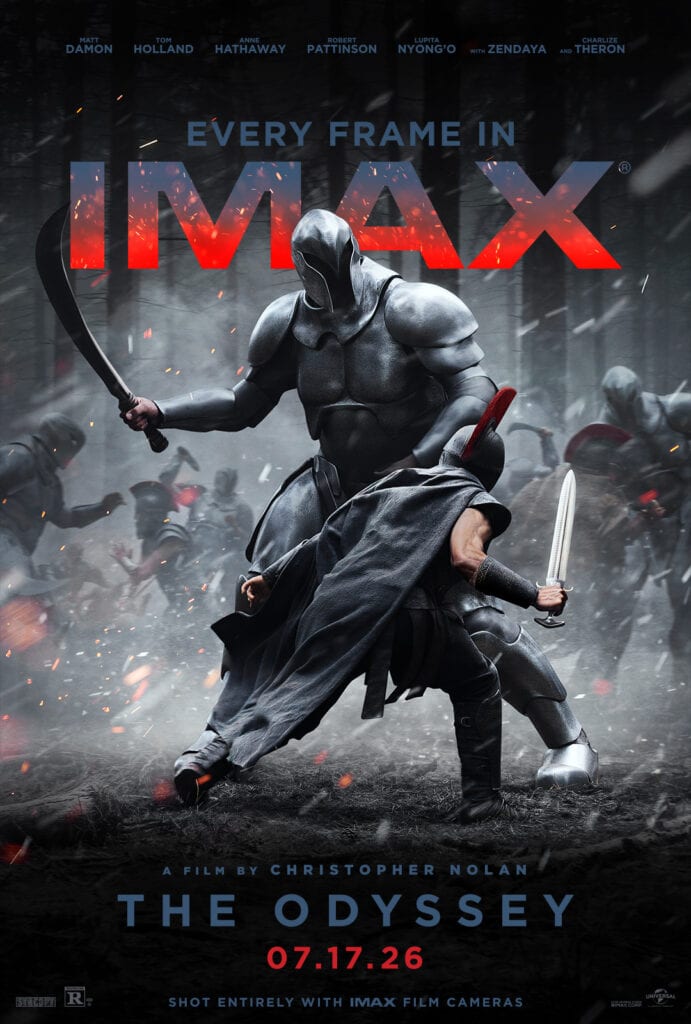 Disneyfan9523's tweet photo. I'm Here At The Regal LA Live Theatre In Downtown Los Angeles Getting Ready To See Christopher Nolan's New Epic Film Called The Odyssey In IMAX 70MM Film. #TheOdyssey #ChristopherNolan #UniversalPictures #IMAX #IMAX70MM #ShotEntirelyWithImaxFilmCameras #RegalCinemas #LALive https://t.co/QHlK3LdNtU