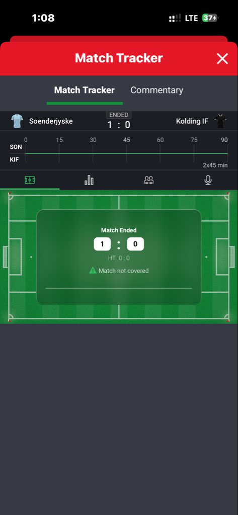 Abiola669342's tweet photo. @SportyBetNG Why will this game cut ht den u cut the game https://t.co/3mVFsaVfDd