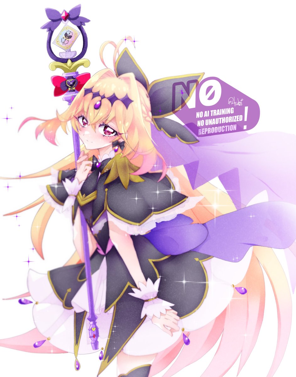 AKUBI_sososo's tweet photo. 💜キュアアルカナ・シャドウ💜 https://t.co/uiyLaft0N1