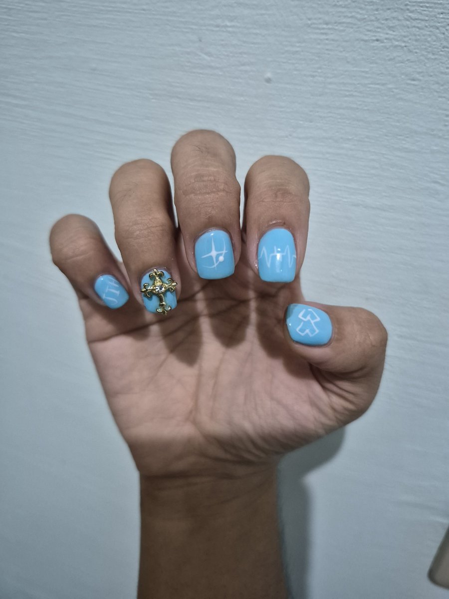 MartinadaJoanna's tweet photo. My nails for tomorrow.

#ILHOON
#ILHOON_in_Manila 
#1DayArtClassWithILHOON https://t.co/c7MhiSGyOy